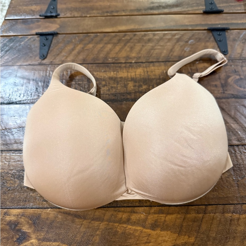 NWT SKIMS ULTIMATE Push Up Plunge Bra 32DDD CLAY Nude Color